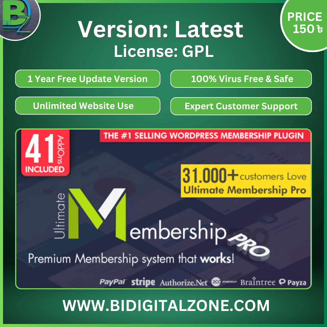 Ultimate Membership Pro GPL – Best WordPress Membership Plugin ...